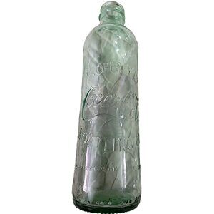 Green 2007 9.3 Oz. Coca-Cola Bottle Property Of Coca Cola Bottling Co 2x7.5 Inch